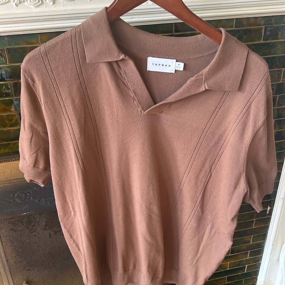 Men’s top man Johnny collar tee